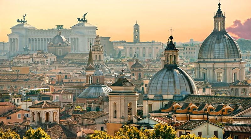Rome skyline. Allegro Luxury Vacations. Brenda Ajay